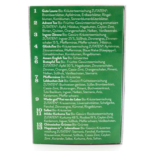 Sonnentor Adventkalender Inhaltsangabe 1