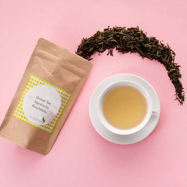 Aromatisierter Grüntee Sencha Japanische Kirschblüte