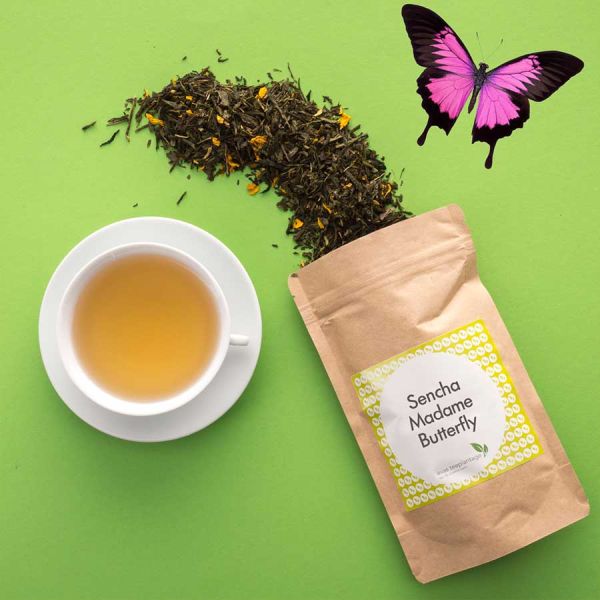 Aromatisierter Grüntee Sencha Madame Butterfly