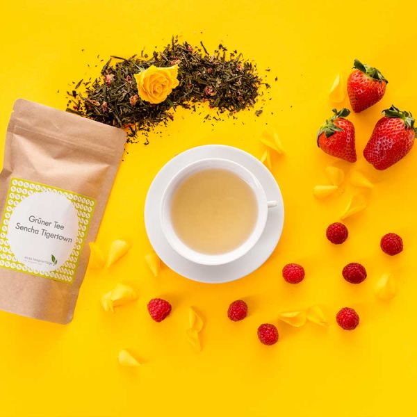 Aromatisierter Grüntee Sencha Tigertown