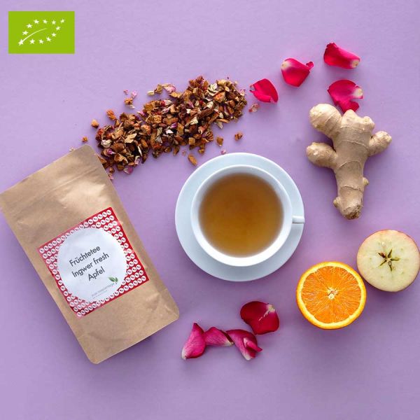 Früchtetee Ingwer fresh Apfel