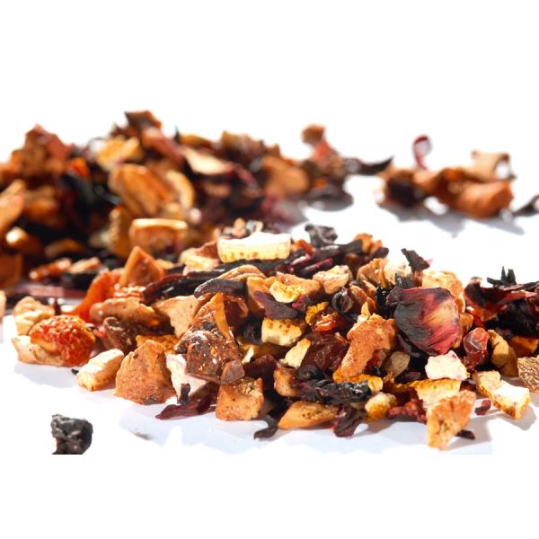 Genießen Sie den Geschmack eines Sommermorgens, mit Früchtetee Pfirsich-Aprikose.