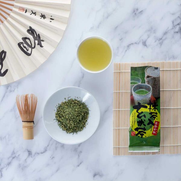 Grüntee Genmaicha mit Matcha