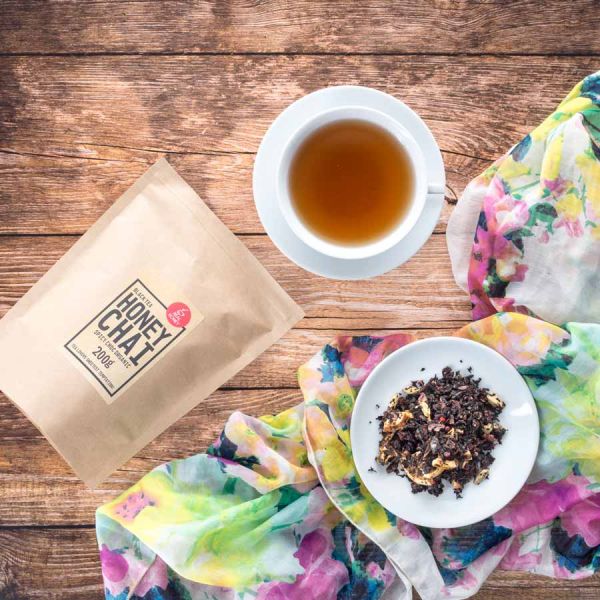 Aromatisierter Schwarztee Honey Chai Spicy Schoko