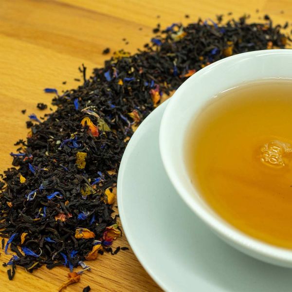 Schwarzer Tee Mittagspause