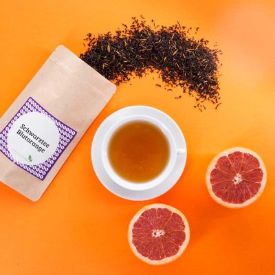Schwarztee Blutorange