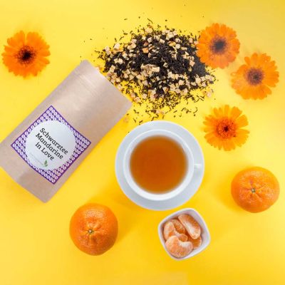 Schwarzer Tee Mandarine in Love